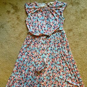 Woman’s knit midi dress